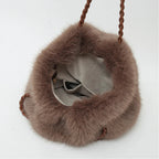 Melanie Faux Mink Fur Tote