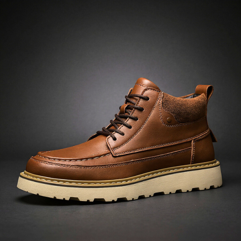 Caleb Genuine Leather Boot