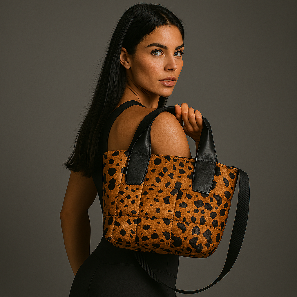 Amara Quilted Puffer Tote