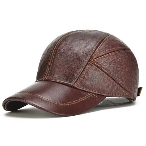 The Carlo Leather Cap