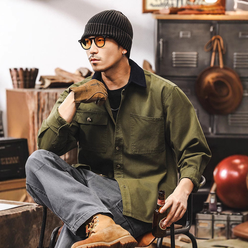 Henry Heavyweight Cotton Shirt