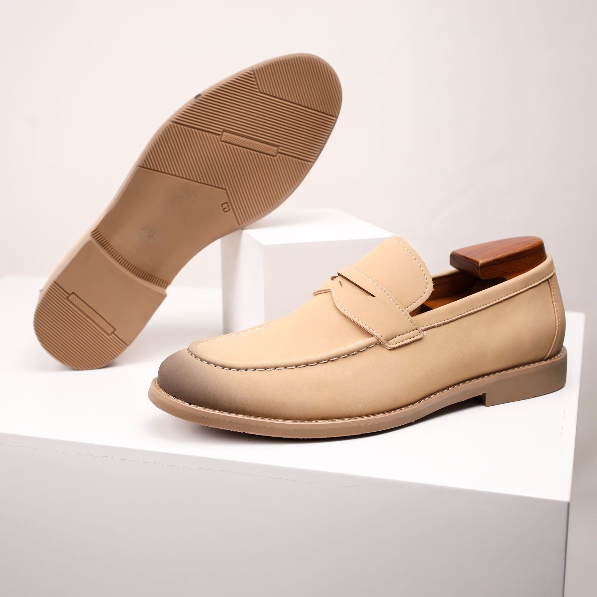 Salvatore Smooth Suede Loafer