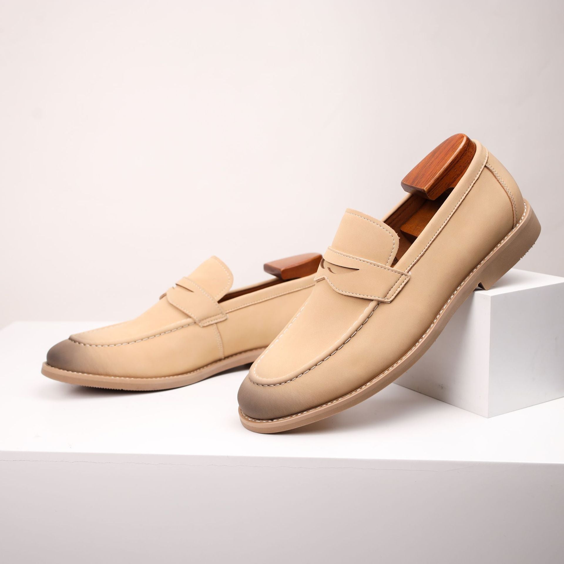 Salvatore Smooth Suede Loafer