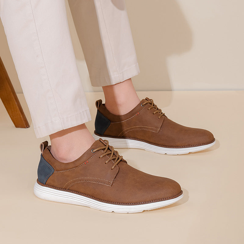 Lennox Leather Crossover Sneaker