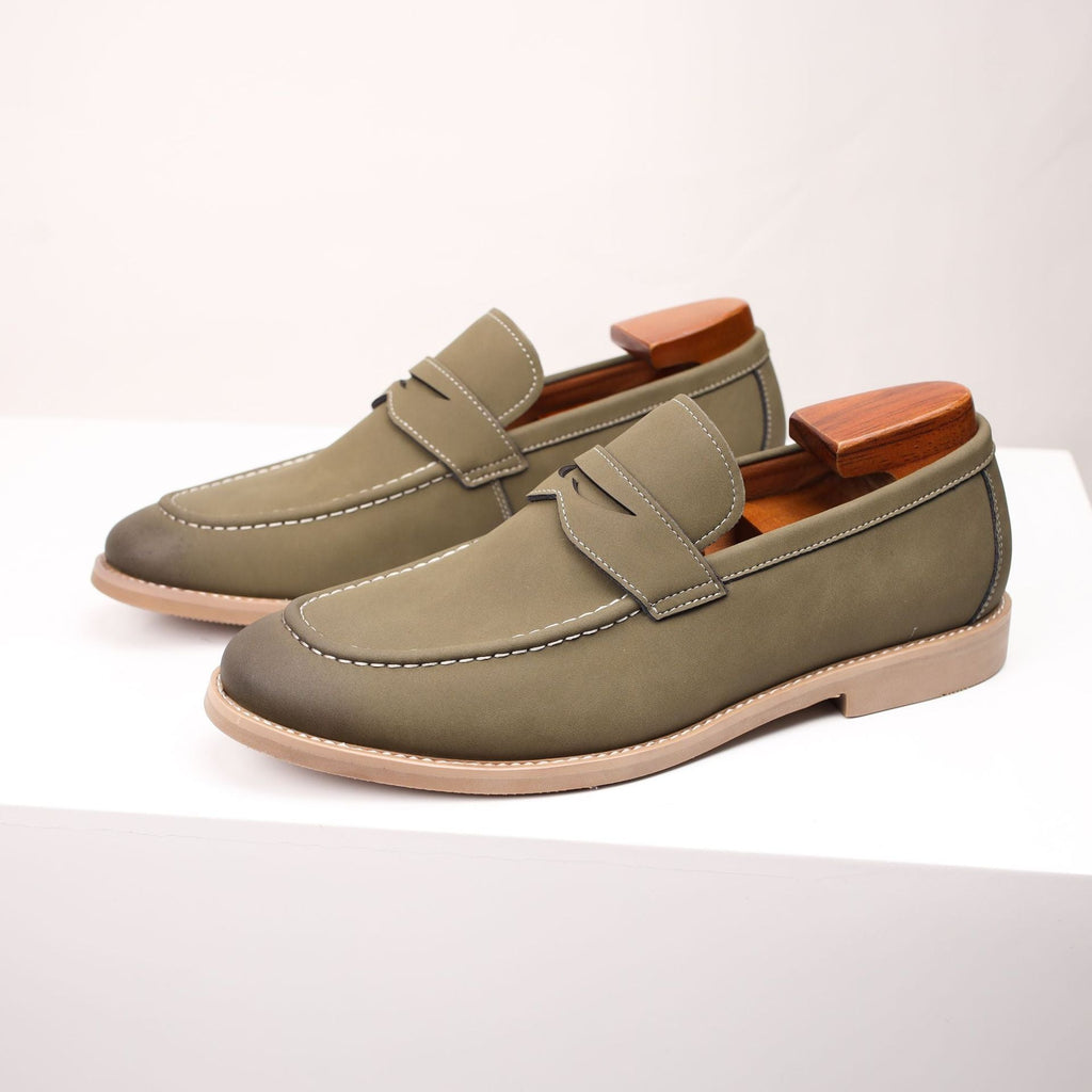 Salvatore Smooth Suede Loafer