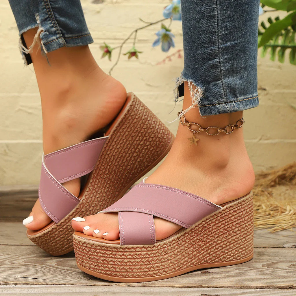 Jess Platform Wedge Sandal