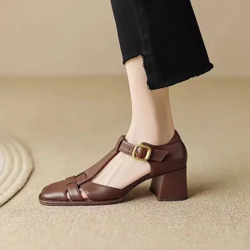Leora Block Heel Sandal