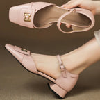 Bella Block Heel Pump