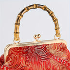 Zaria Bamboo Handle Purse