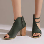 Selene Heeled Leather Sandals