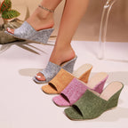 Solara Block Heel Mules