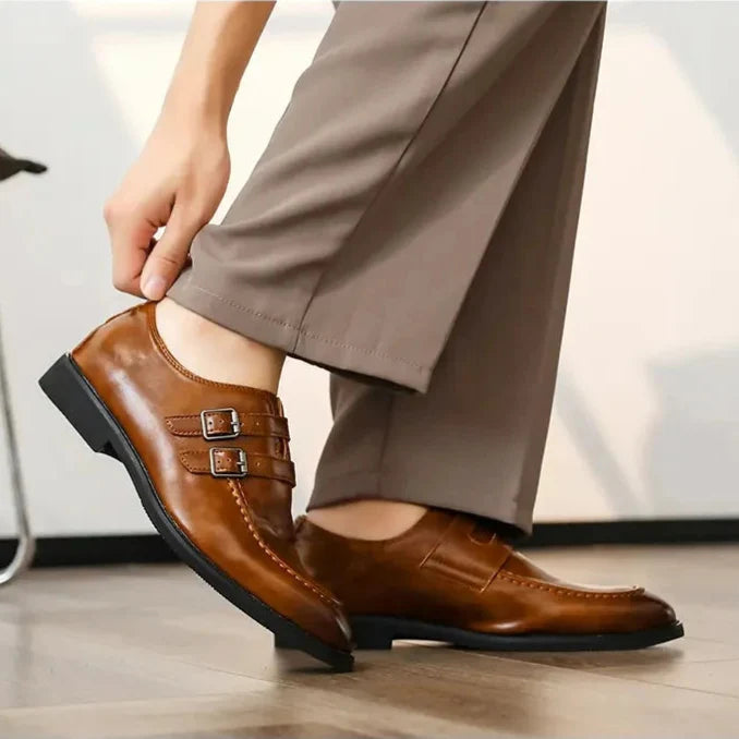 Thompson Double Monk Strap Loafer