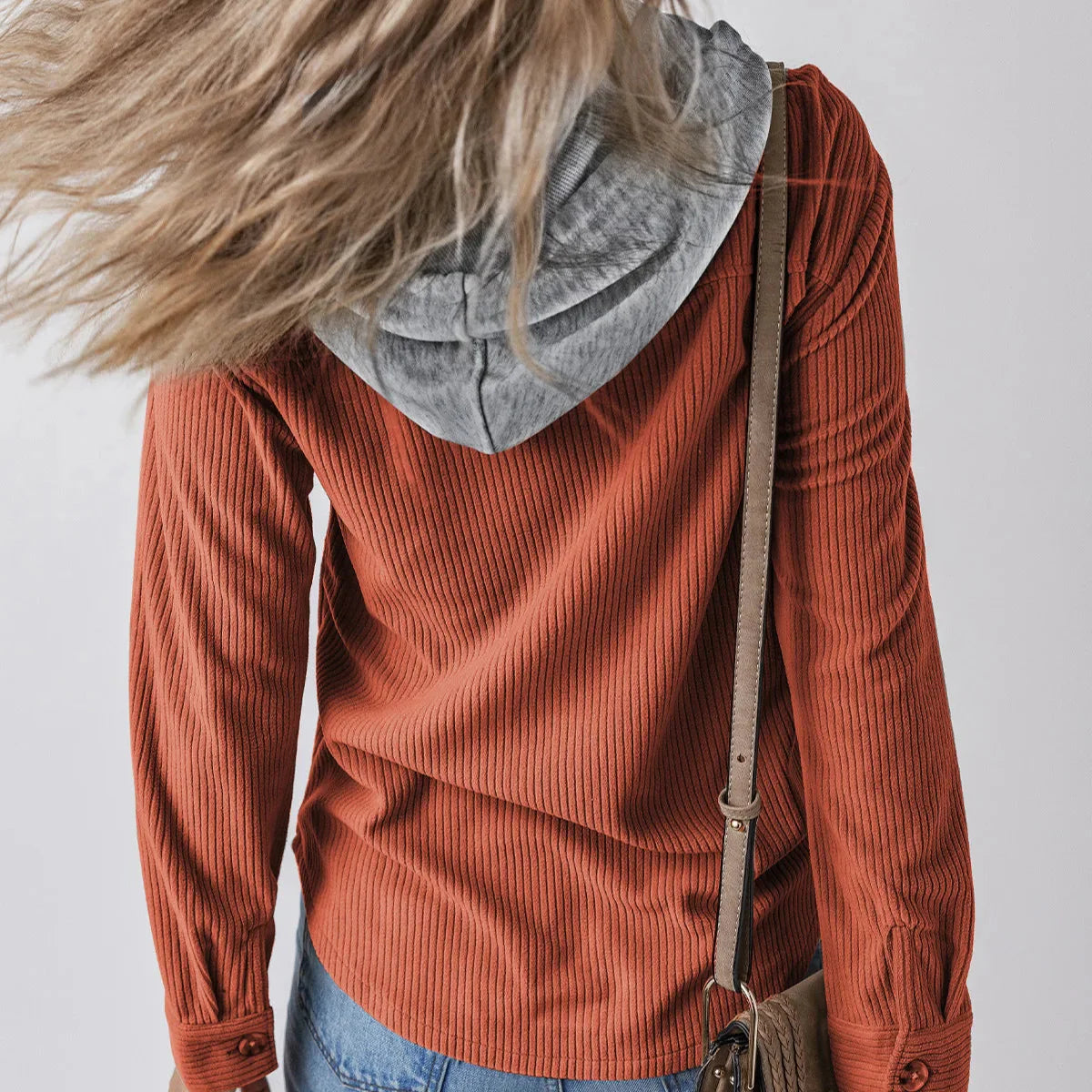 Weekend Hooded Button Shirt