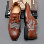 Houndstooth Wingtip Derby
