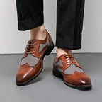 Houndstooth Wingtip Derby