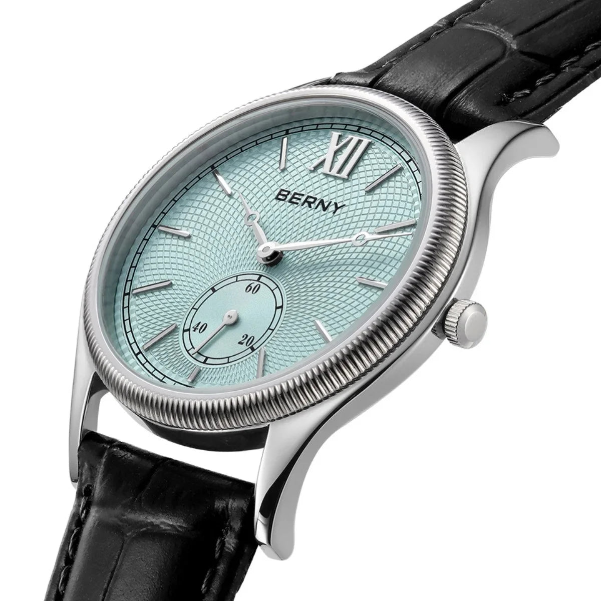 Berny Classic Leather Strap Watch, 38mm