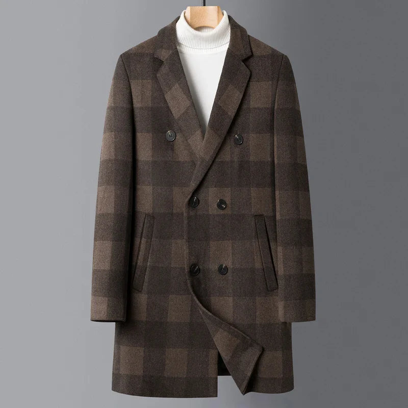 John Wellington Wool Trench Coat