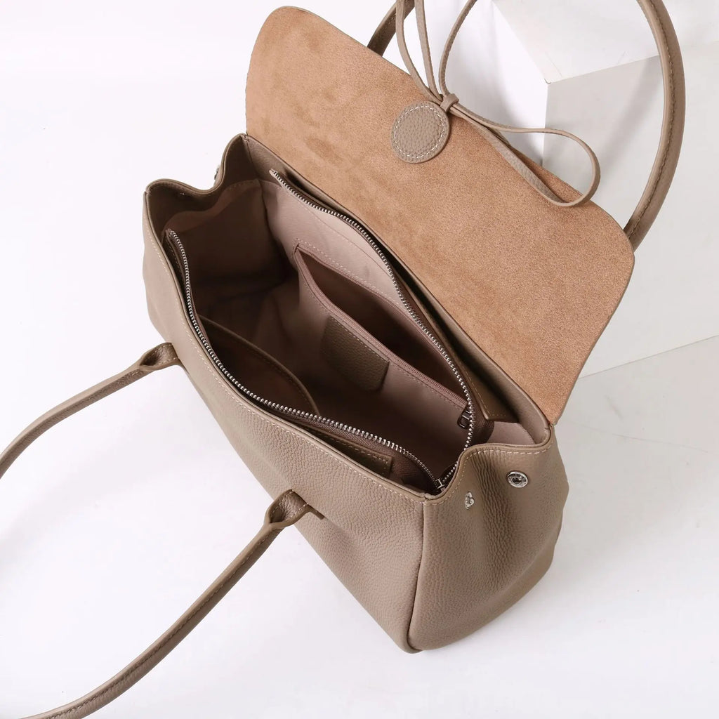 Bella Bow Leather Handbag