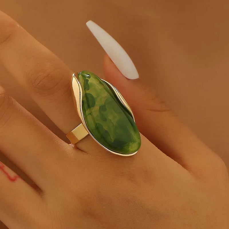Contour Cabochon Gemstone Ring