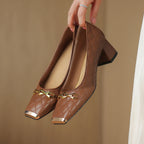 Penelope Block Heel Pump