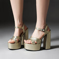 The Elora High Heeled Sandal