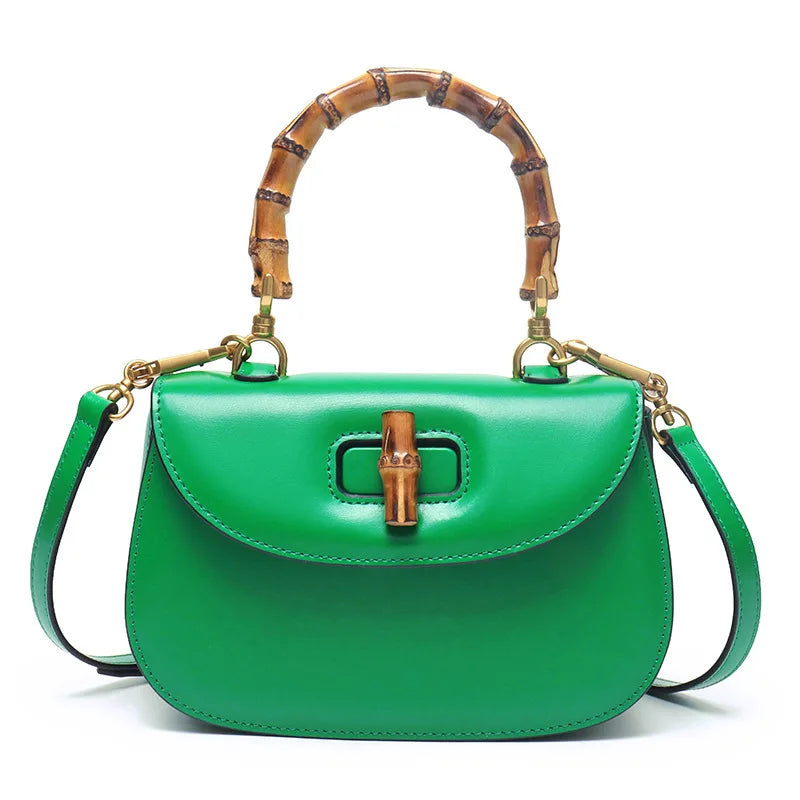 The Astor Bamboo Top-Handle Bag