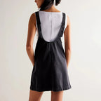 Amara Denim Overall Dress