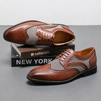Houndstooth Wingtip Derby
