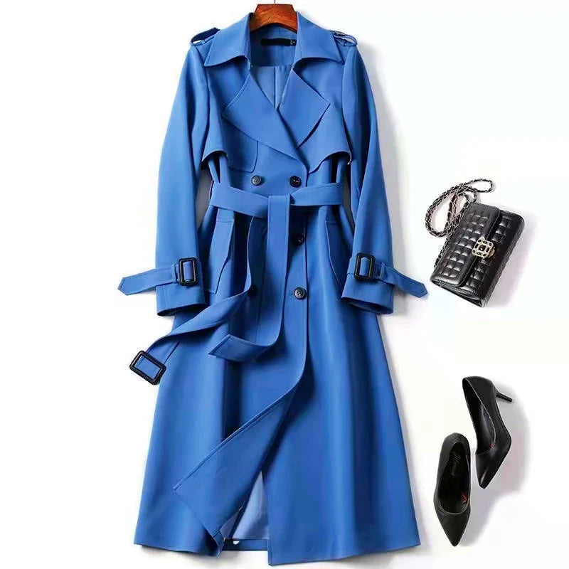Dania Double-Breasted Trench Coat