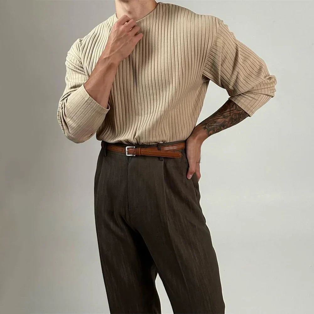 Don Oliver Ribbed Long Sleeve Shirt