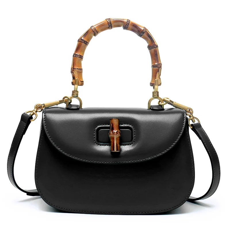 The Astor Bamboo Top-Handle Bag