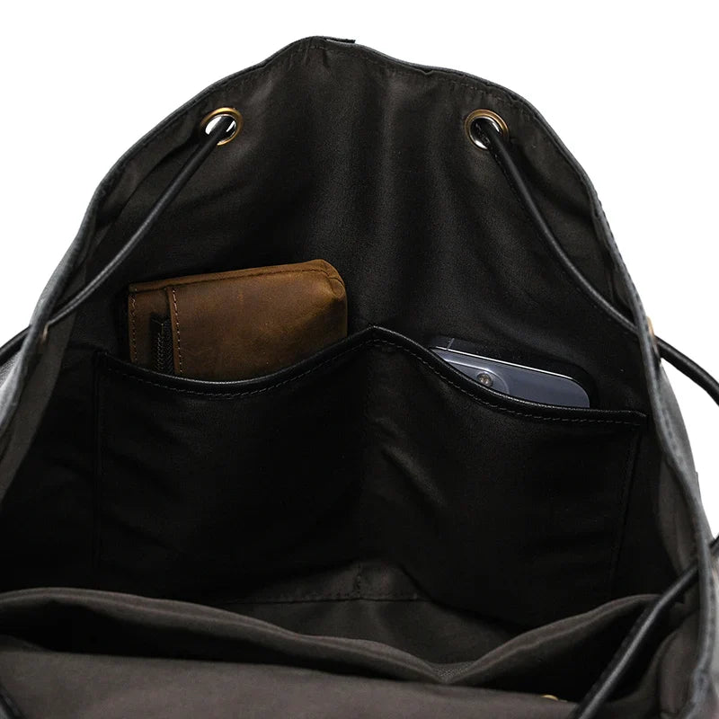 Hudson Genuine Leather Backpack