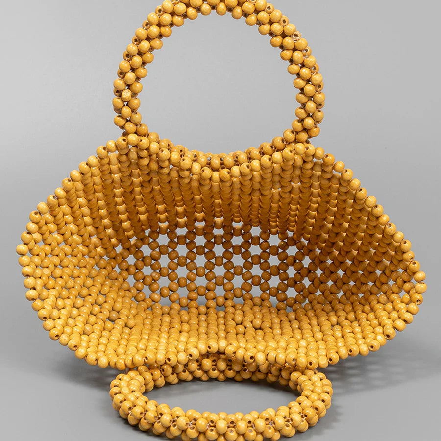 The Antibes Wooden Bead Tote
