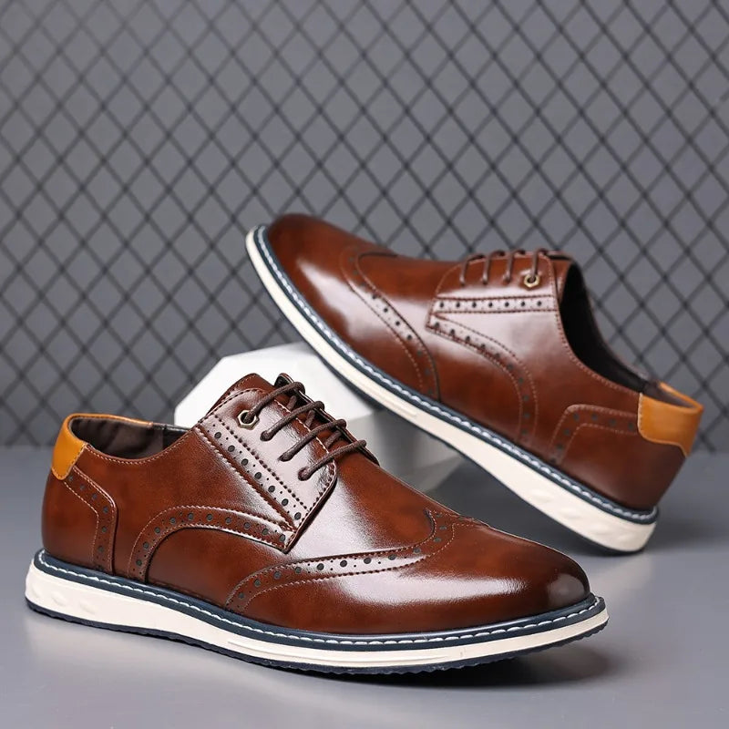 Jefferson Wingtip Brogue Derby