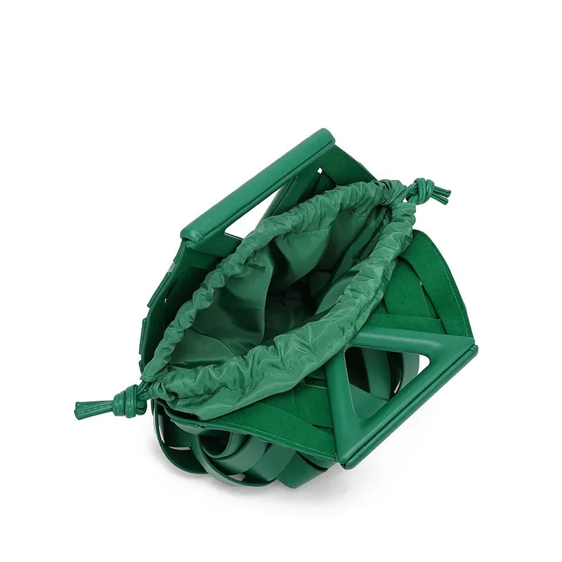 Victoria Handwoven Mini Bucket Bag