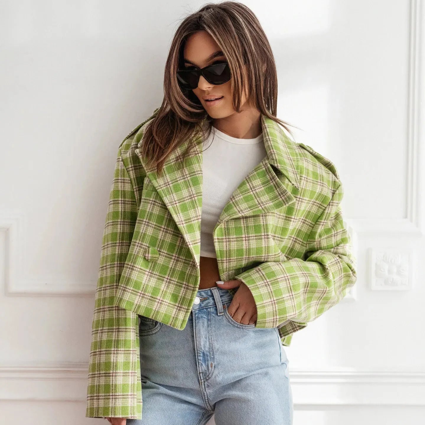 Penelope Cropped Pea Coat