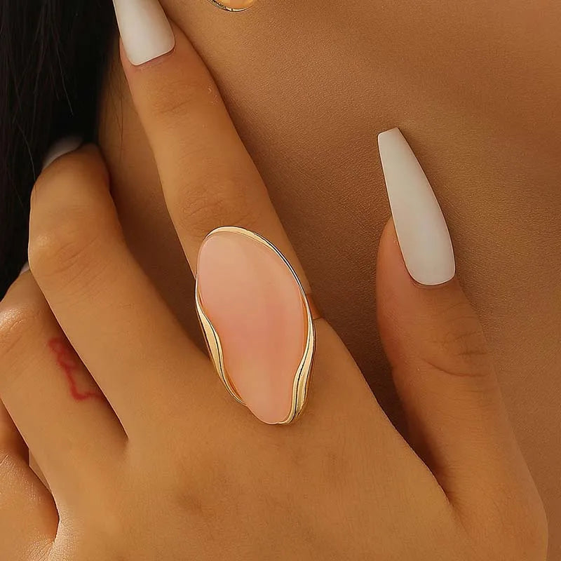 Contour Cabochon Gemstone Ring