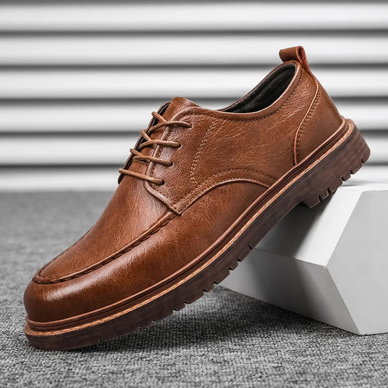 Conrad Moc-toe Leather Shoe