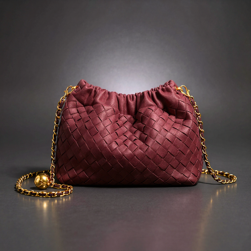 Marlo Woven Mini Shoulder Bag