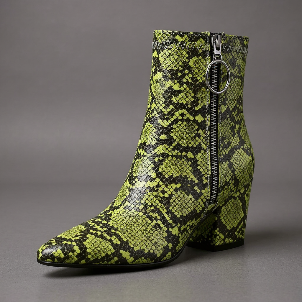 Sama Snakeskin Boot
