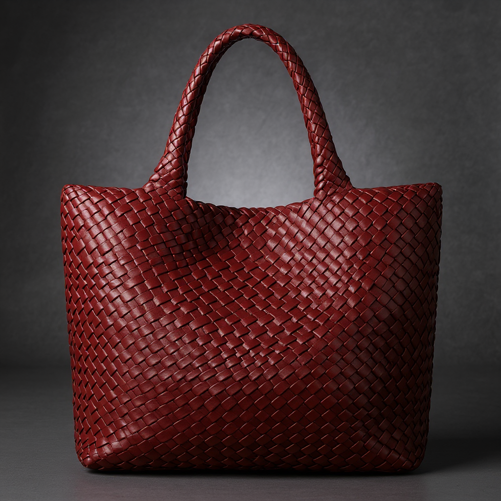 Lana Handwoven Leather Tote