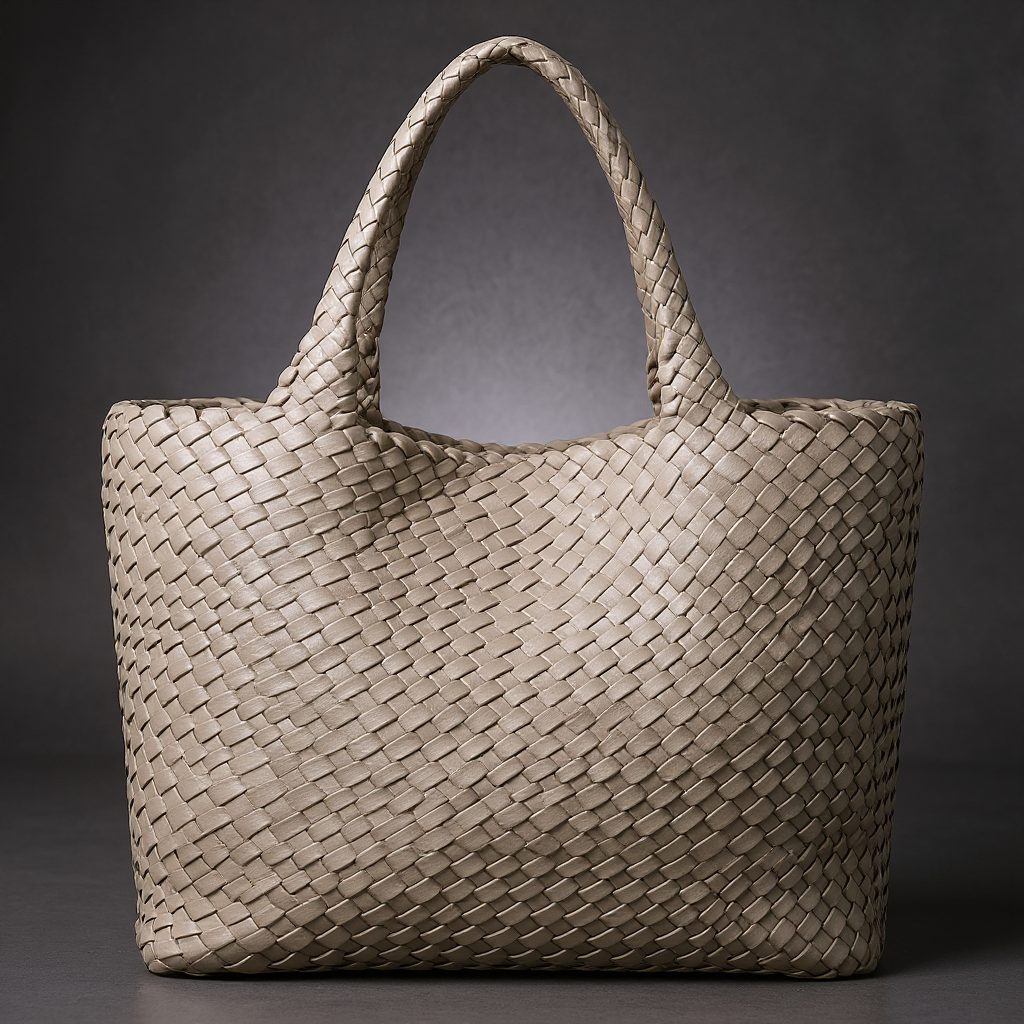 Lana Handwoven Leather Tote