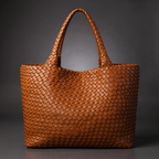 Lana Handwoven Leather Tote