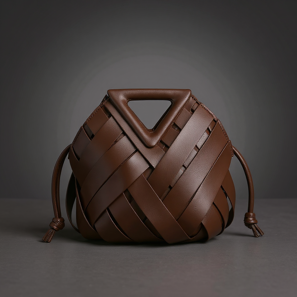 Victoria Handwoven Mini Bucket Bag