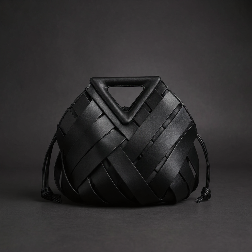 Victoria Handwoven Mini Bucket Bag