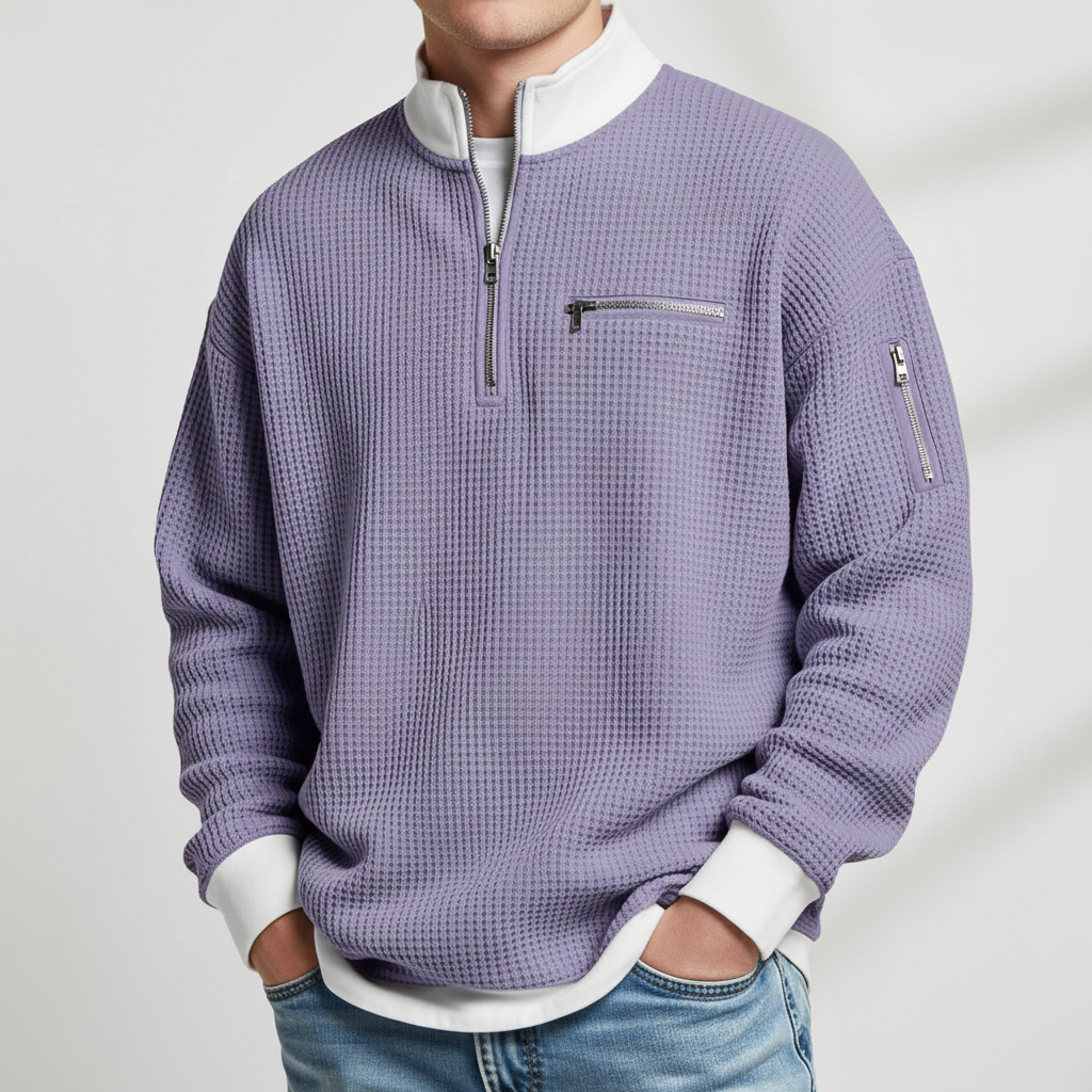 Warren Waffle Knit Sweater