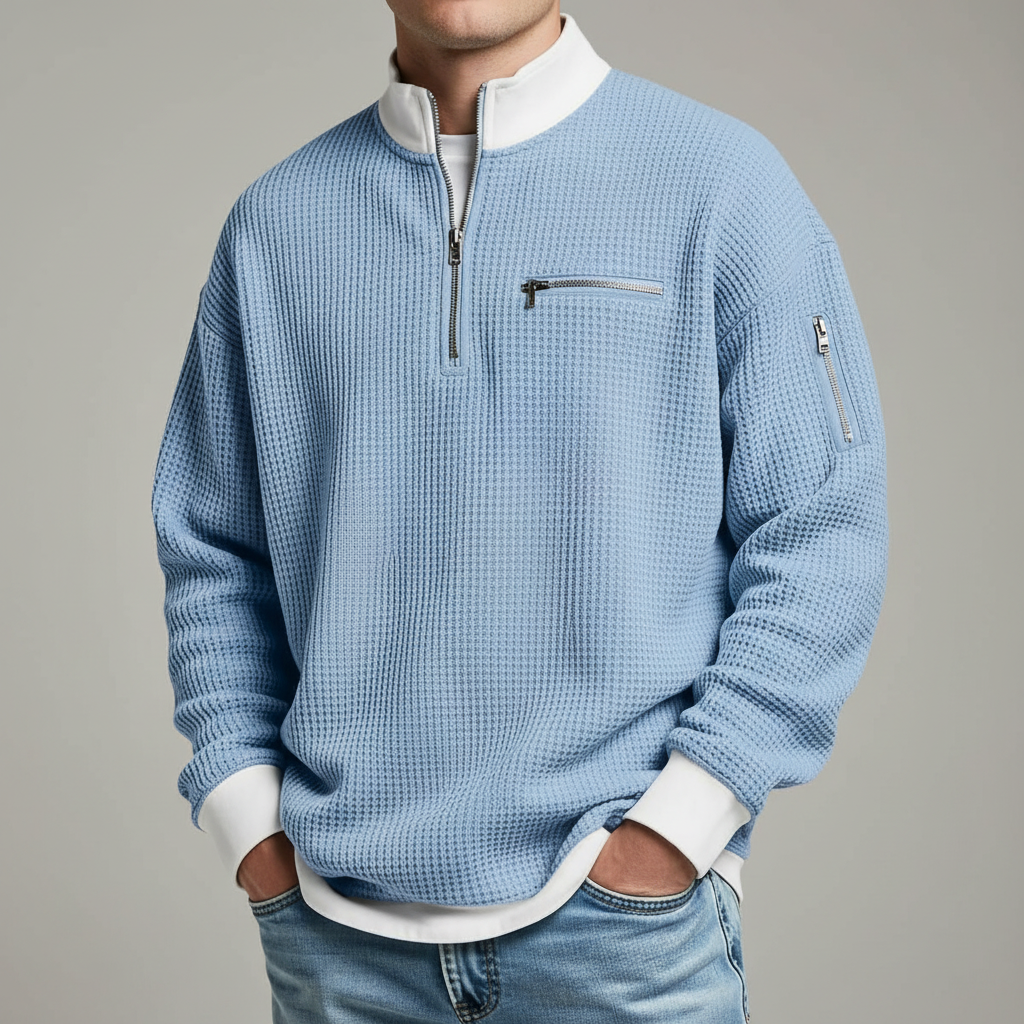 Warren Waffle Knit Sweater