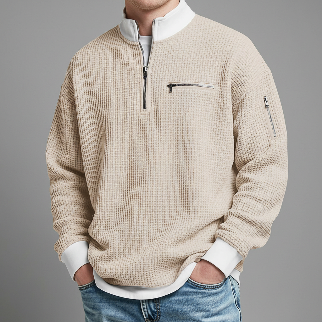 Warren Waffle Knit Sweater