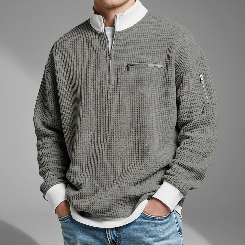 Warren Waffle Knit Sweater