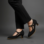 Kelly T-Strap Kitten Pump